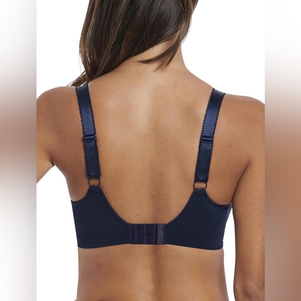 NWT Fantasie Memoir Bra Full Cup Bra Lace Lingerie Navy Underwire 30I - Picture 2 of 6